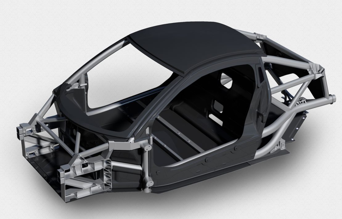 New Gordon Murray Aluminum and Composite Auto Body Design Cuts Weight