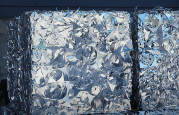 Baled aluminum scrap